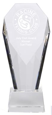 Clear Crystal Trophy Award KK110A